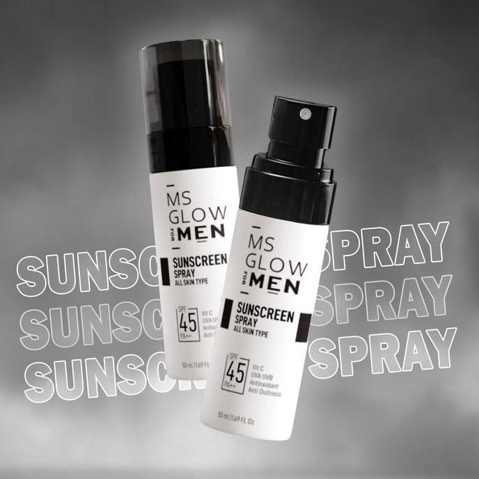 Ms Glow Men Sunscreen Spray Sunblock Wajah Pria