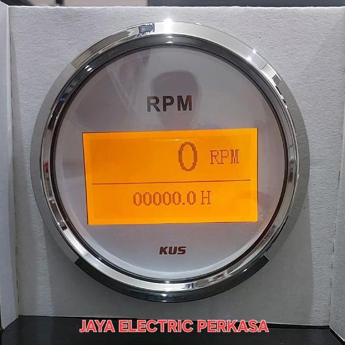 Rpm Meter Genset Digital / Tachometer Digital 12V / 24V Diameter Cut Out : 85Mm / Digital Tachometer