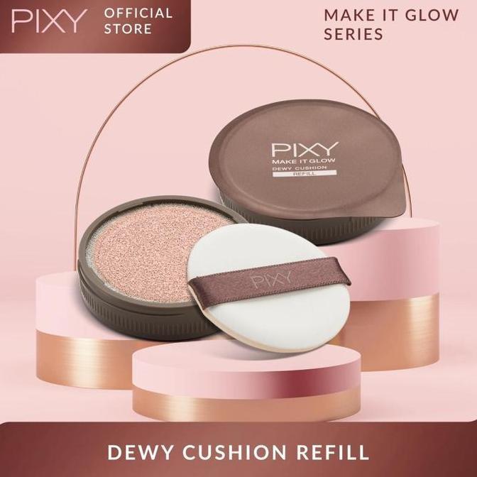 Pixy Make It Glow Dewy Cushion Refill 15gr - Bedak Basah