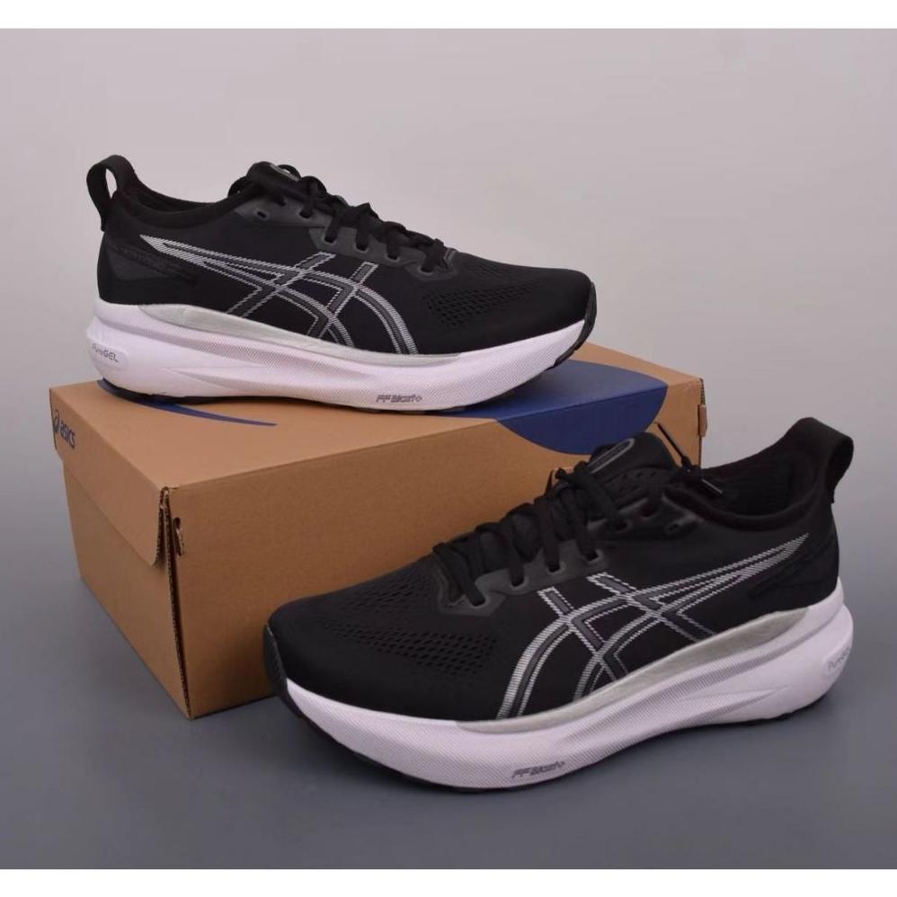CUCI GUDANG SEPATU LARI UNIVERSAL ASICS, WARNA GRADASI PUTIH-KUNING, DENGAN TEKNOLOGI FF TURBO+, COC