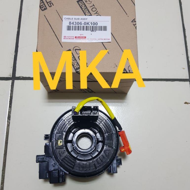 KABEL SPIRAL KLAKSON INNOVA FORTUNER 2015-2017 84306-0K100 OEM