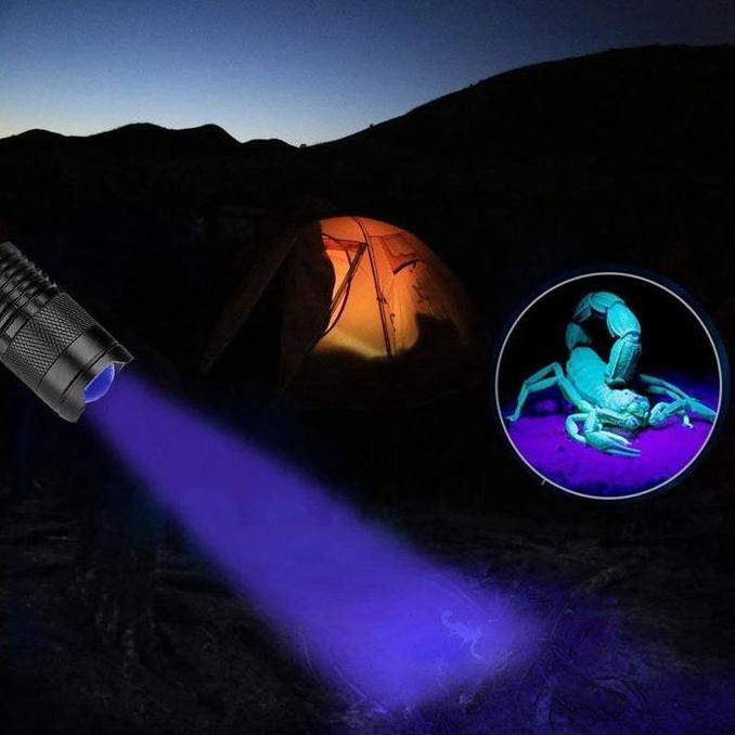 Senter LED Ultraiolet Waterproof Pocketman Ultraviolet senter led UV