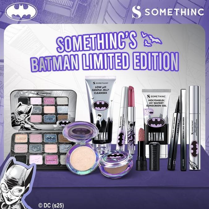 HEMAT BANGET - SOMETHINC Batman Series - Ceraplump Tinted Lip Balm, Low pH Gentle Jelly Cleanser, Ti