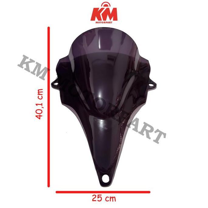 Promo Visor Windshield Jenong Cbr 150r New 2019 Facelift Tinggi 40cm Tebal 3 Diskon