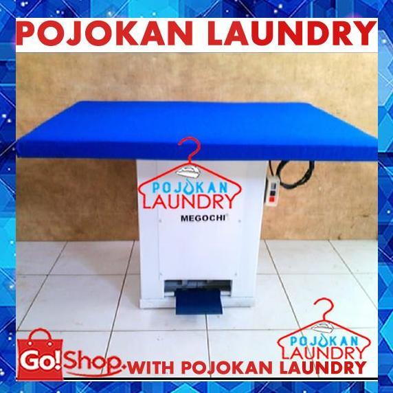 Bst Ready Meja Setrika Uap Non Vacuum Megochi/ Meja Gosok 80 X 120 / Meja Setrika Laundry Megochi No