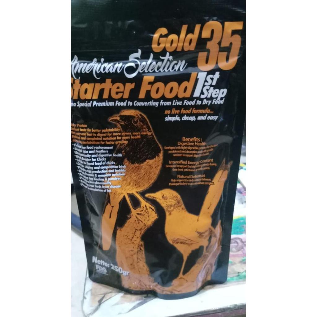 SPESIAL HARI INI - Voer AMS gold 35 starter food first step step satu UNTUK ANAKAN MURAI