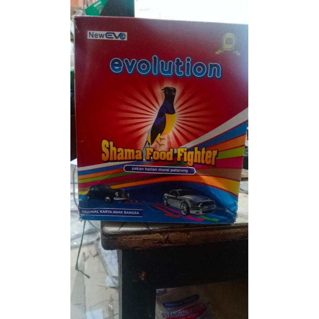CUCI GUDANG - VOER EVOLUTION VOER EVO SHAMA FOOD FIGHTER 500GRAM PAKAN MURAI BATU