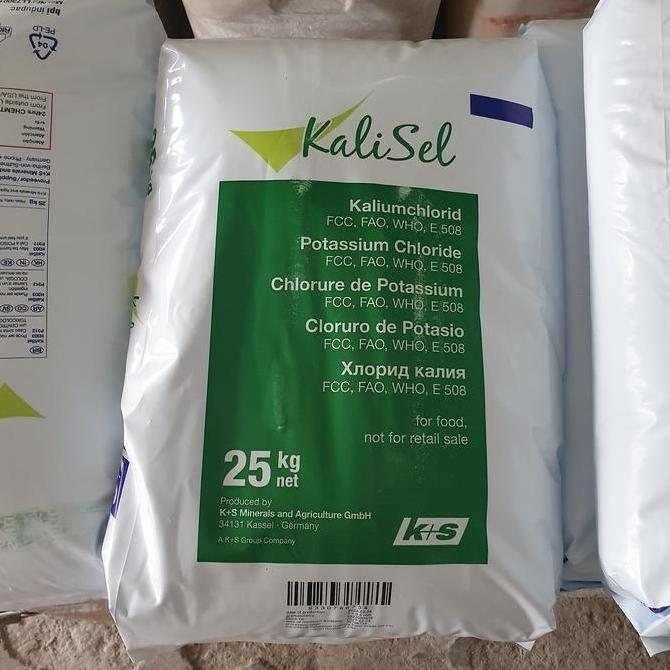 Potassium Chloride / Kalium Chloride / KCl Food Grade Jerman - 25 kg