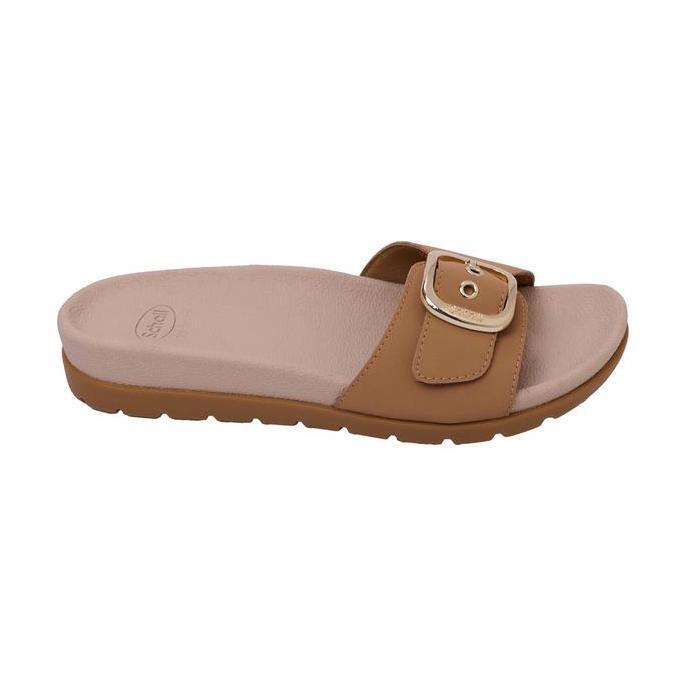 Scholl Vyla Brown 122 Sandal Wanita