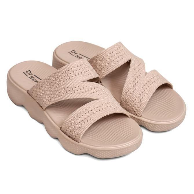 Dr. Kevin Sandal Selop Wanita Hak Rata Flat Sandal 571-141
