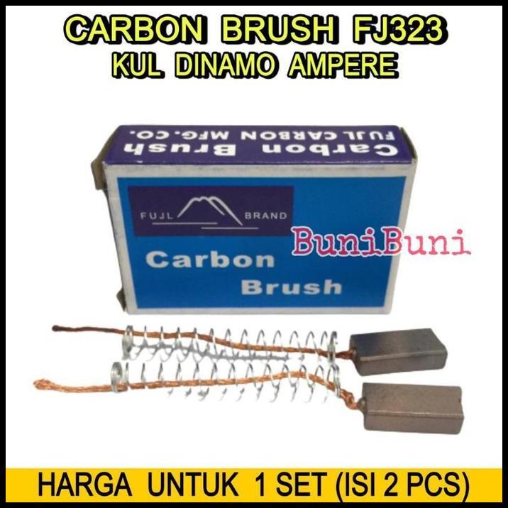 BEST DEAL CARBON BRUSH ALTERNATOR FJ 323 / KUL AMPERE MOBIL KIJANG CARRY HARDTOP HIACE T120 - 1 SET 