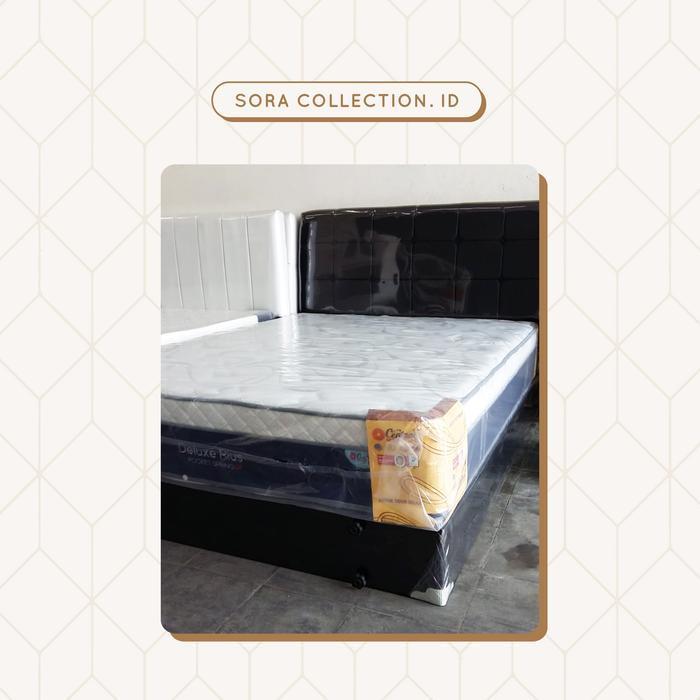 Central Springbed Deluxe Plus Pocket Uk 90x200 + Divan Laci Full Set