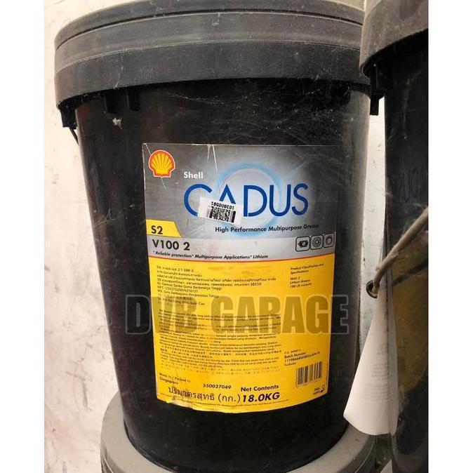 Shell Gadus S2 V100 2 Grease - Kemasan Pail 18kg Gemuk
