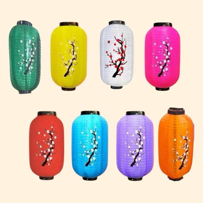 Lampion Lonjong Jepang / Lampion Capsule Jepang