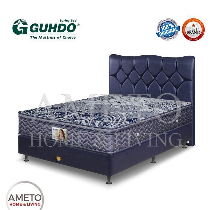 Spring Bed Guhdo 120x200 Standard Plush Top Atlantic Lavela Full Set
