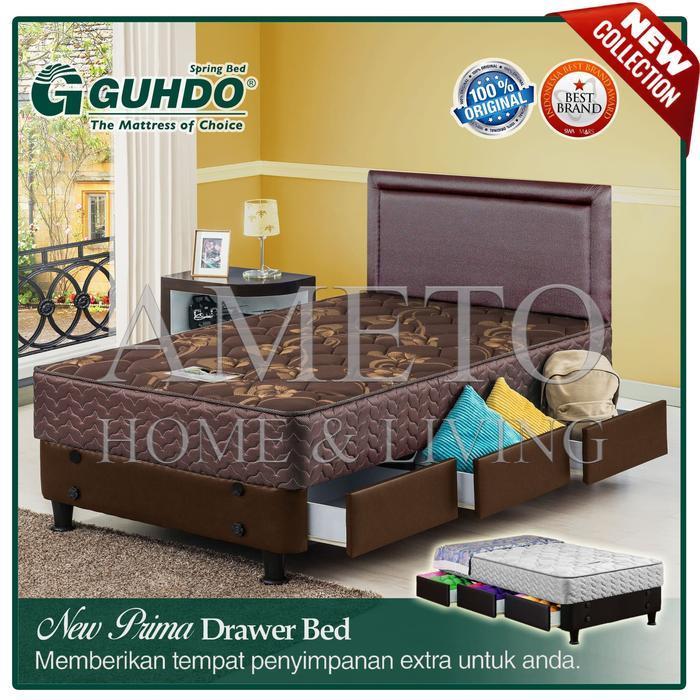 Guhdo Spring Bed Drawer New Prima - 120x200 - Prospine Full Set