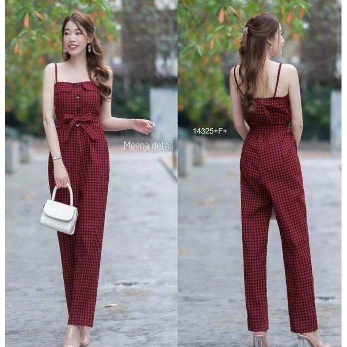 OVERAJA Jumpsuit Amoka / Jumsuit Wanita Kekinian / Overal Wanita Modern / Jumsuit Simple Elegan / Ba