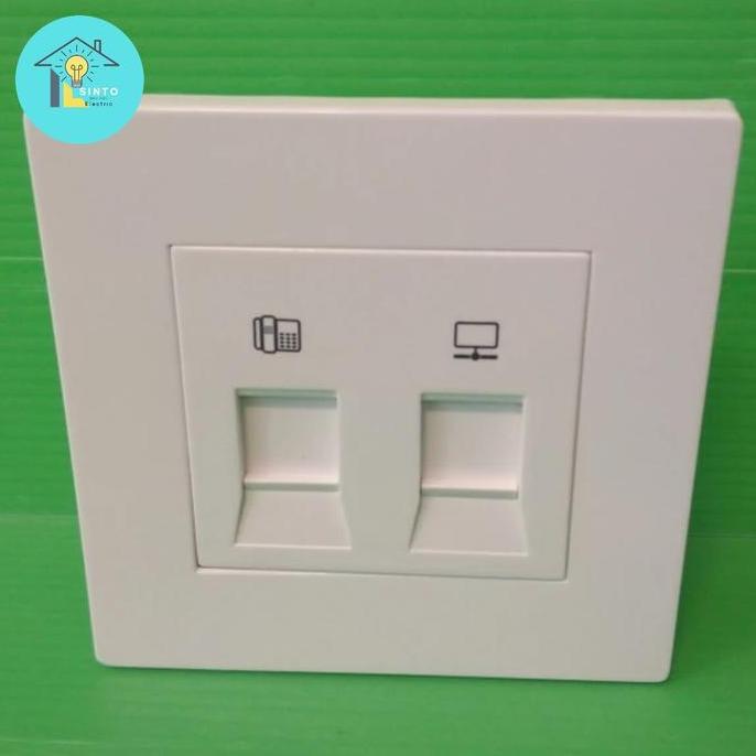 BOSS B1000 STOPKONTAK OUTLET TELEPON + OUTLET DATA CAT6 BEST SELLER