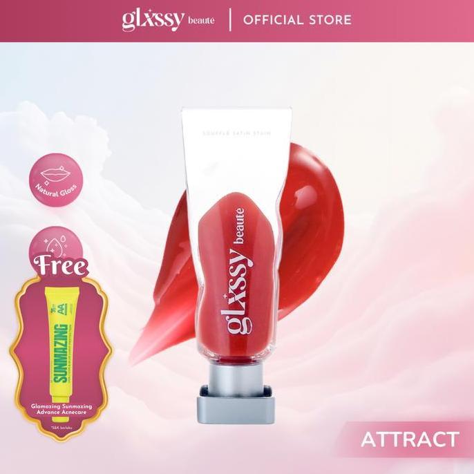 HOT DEAL - Glxssy beaute Souffle Satin Stain Attract - Lip Tint