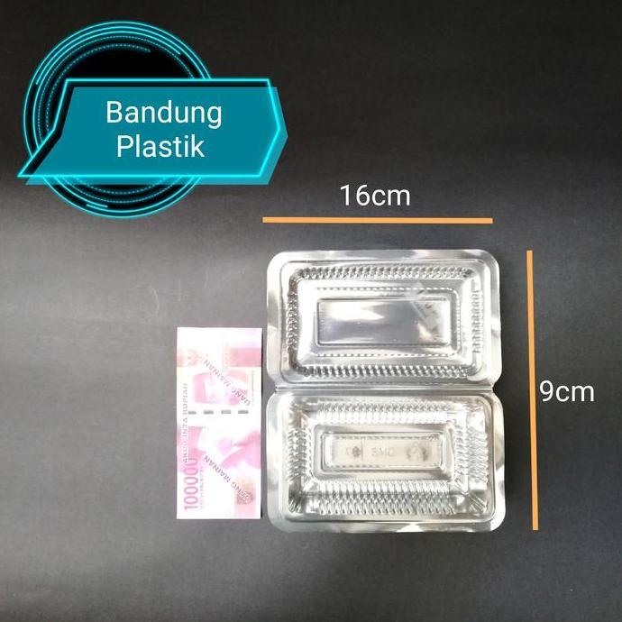 TERLARIS MIKA PLASTIK KUE KOTAK / DMS 4C / ISI 100 PCS