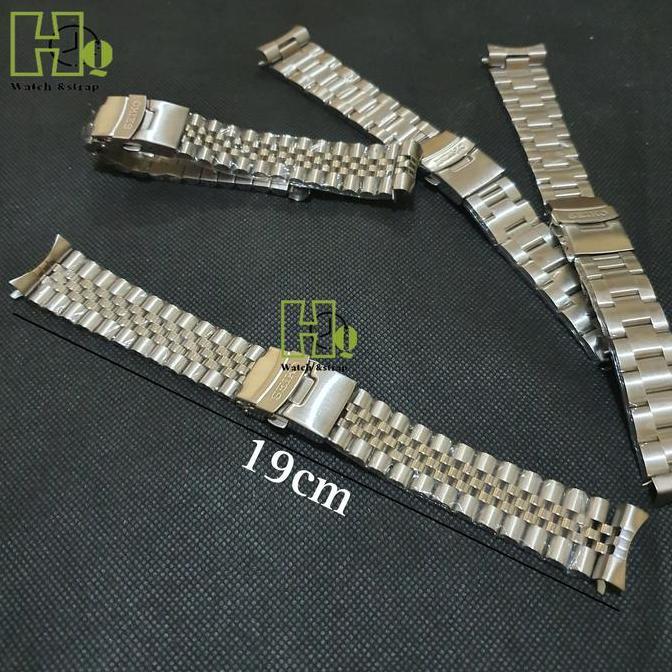 Ready Strap Tali Jam Tangan Seiko Rantai Stainless Solid Curve 22mm