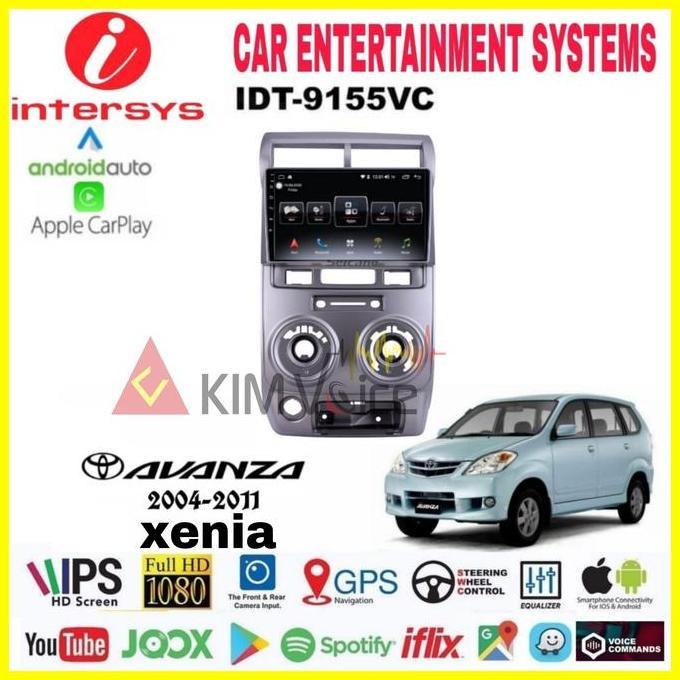 Head Unit Android Intersys 9 Inch Oem Avanza Xenia Lama 2004-2011 Ips