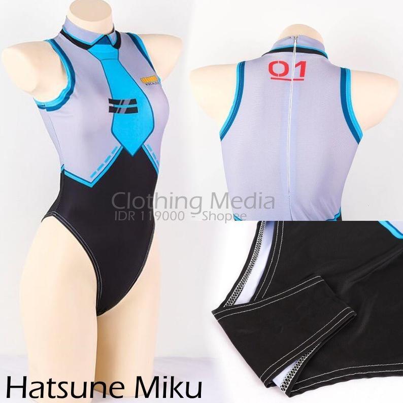 Baju Leotard Cosplay Turtleneck Kostum Superhero Tanktop Kerah Bodysuit Thong