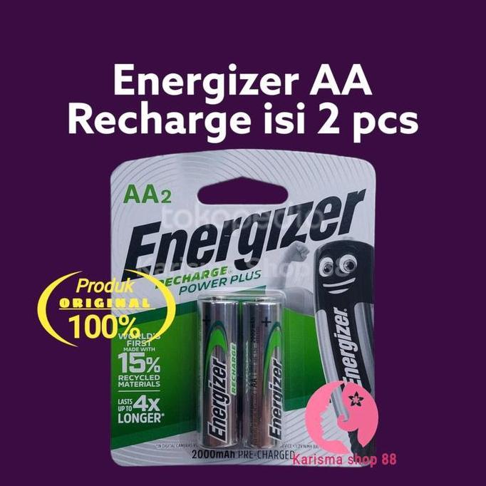 batre cas energizer AA 2000 mAh isi 2 pcs / batre recharge A2 BATTERY