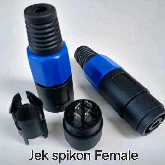 KOQOZIE jack Jek Spikon Female sambungan jek spikon Speaker Spiker Berkualitas Tinggi