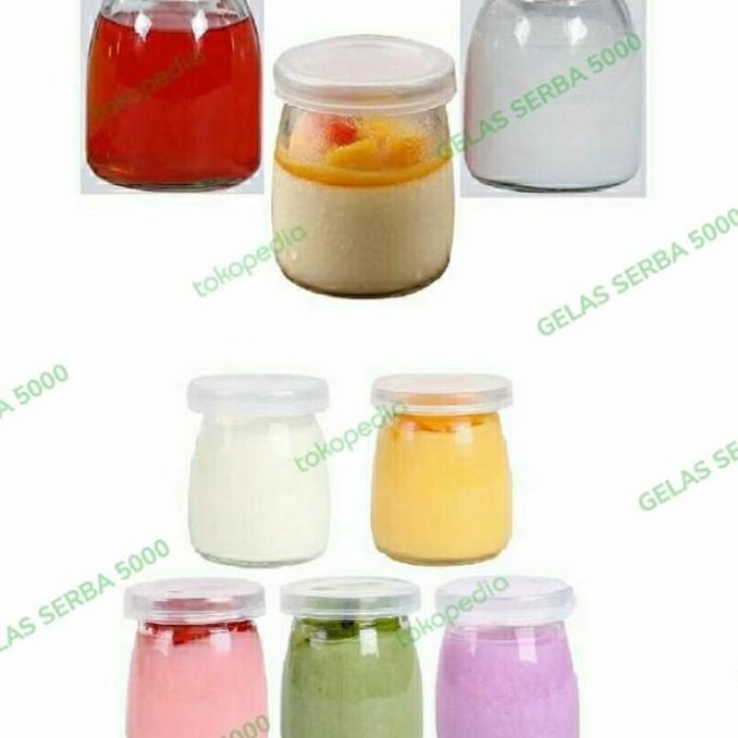 GELAS PUDING JAR 6 PCS |TOPLES PUDDING MINI |TOPLES MINI |TEMPAT PUDD