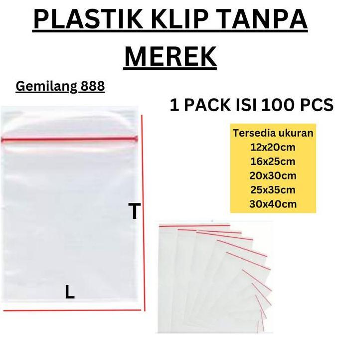 Plastik Klip Bening, Plastik Zipper/Ziplock, Plastik Klip Baju