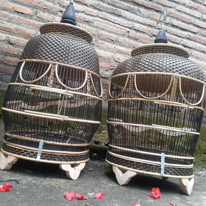 TERMURAH - sangkar burung perkutut/kandang perkutut terbuat dari rotan