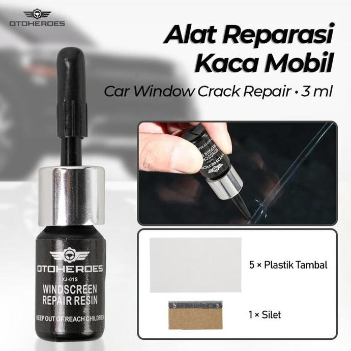 WASTU Alat Reparasi Lem Kaca Mobil Retak Perbaikan Retak Jendela Mobil Car Window Crack Repair Multi