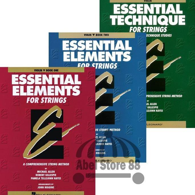 Essential Elements For Strings Violin Book 1/2/3 Buku Belajar Biola