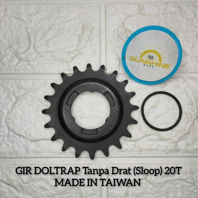 Sprocket Gir COG 20T Hub Bos Torpedo Doltrap TANPA DRAT Include Lock Ring Gear Sepeda FIXIE