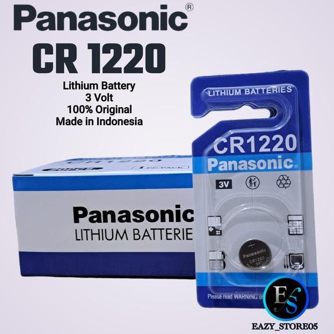 Pns Baterai CR 1220 3V Original Batre CMOS CR1220 Kemasan Satuan