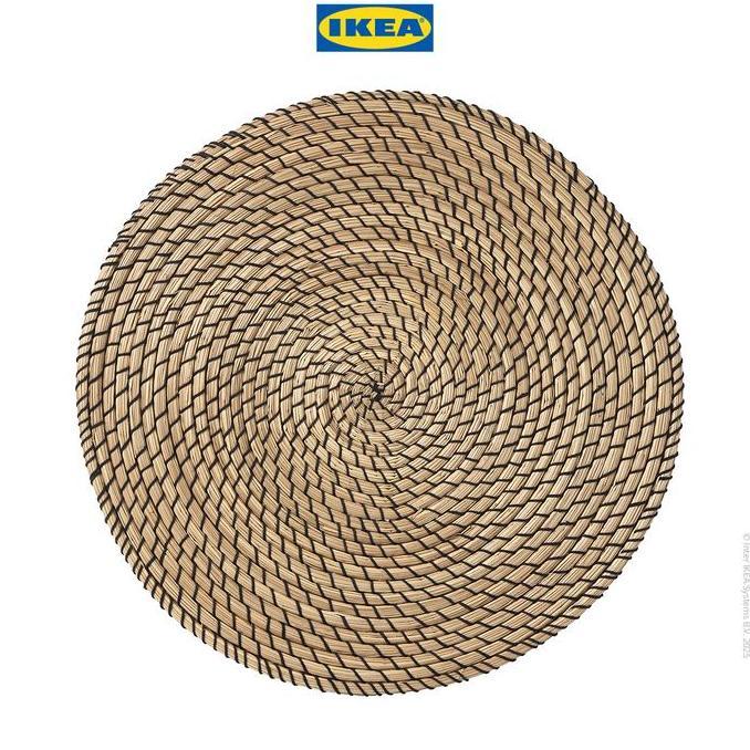 IKEA LATTAD Alas Piring untuk Meja Makan 37 cm Hitam