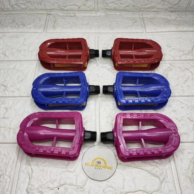 Pedal As Besar Sepeda Anak 12 16 18 MICHEL 9/16 PVC Untuk Crank Gir Tengah As BB Kotak Dan As BB Bul