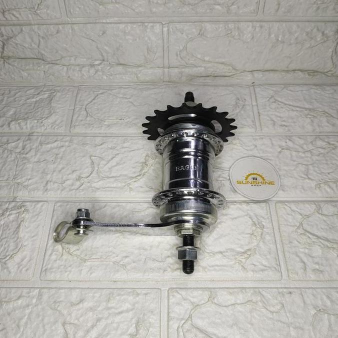 Hub Nap Bos Roda Belakang Torpedo Lubang 40H Terpedo Sepeda Onthel 28 Ontel Vintage Jadul Komplit