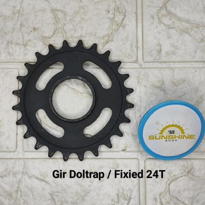 Gir Gear Cog Doltrap Torpedo Drat Ulir Sepeda FIXIE 12T 14T 16T 18T 20T 22T 24T Dan Pengunci Lock Fi