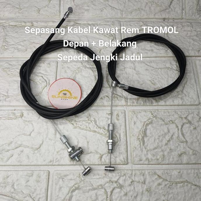Kabel Rem Teromol Tromol Sepeda JENGKI 26x1 3/8 Jadul Ontel Lawas