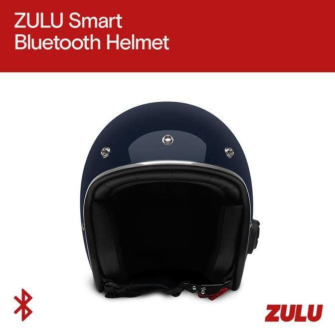 ZULU Smart Bluetooth Helmet Osiris Midnight Chrome Motorcycle