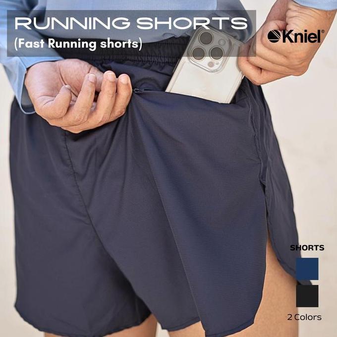 Fast Running Split Shorts Kniel - Celana Lari Sport Kniel 4inch dengan dalaman