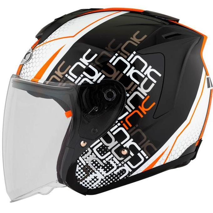 HELM INK DYNAMIC #4 - BLACK/ORANGE