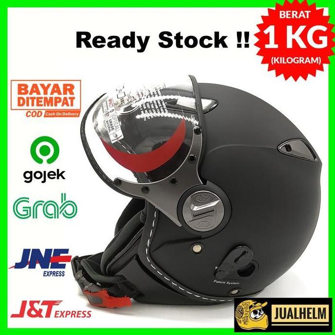 Helm Retro KYT ELSICO Back Doff Half F ( Bogo / Retro )