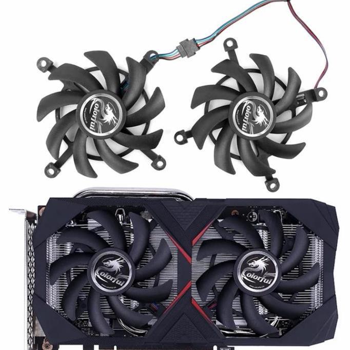 Fan Vga Colorful 85mm 4pin Dudukan X Lurus Sample