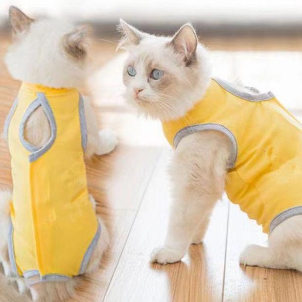baju kucing & anjing untuk recovery/ baju steril kucing betina / baju