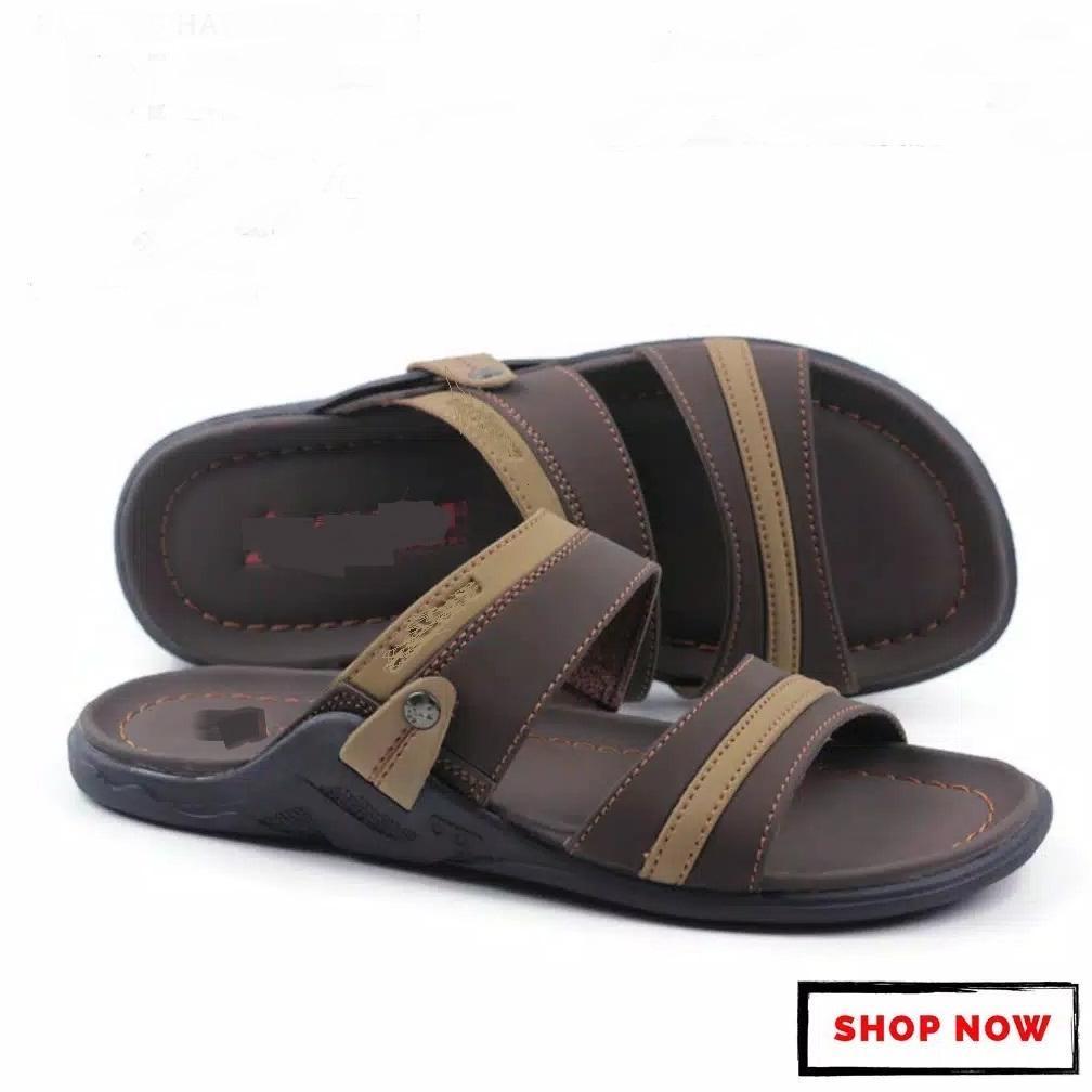 DISKON SANDAL KULIT PRIA IMPORT ASLI ORIGINAL  JNC 05 KICKERS MODEL TERBARU