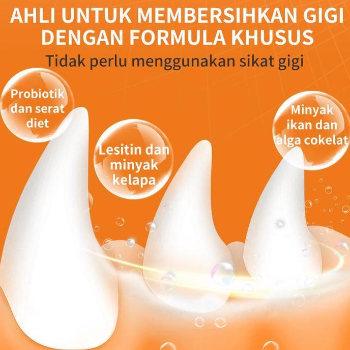 snack penghilang bau nafas mulut kucing pembersih plak gigi penyegar dialy oral care 50g snack  kuci