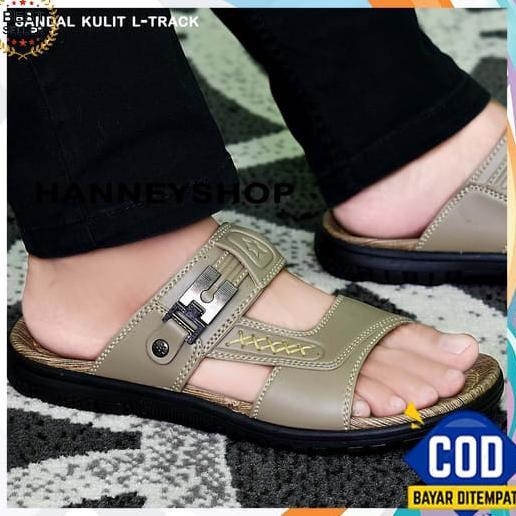 FREE ONGKIR SANDAL PRIA PAKALOLO 0873 LEATHER TERBARU MASA KINI BISA COD SANDAL DAVIS03 SANDAL PRIA 